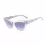 GUESS moteriški akiniai nuo saulės GU00112-5620B Havana acetatas kvadratinis rėmas rudi gradientiniai lęšiai 56/17/140 mm