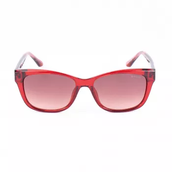 GUESS moteriški akiniai nuo saulės GU00145-5466F - Acetatinis rėmelis, UV400 apsauga, 54 mm lęšiai