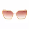 GUESS moteriški akiniai nuo saulės GU00146-5957F Oversized Square Havana Brown Gradient Lens 59mm
