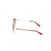 GUESS moteriški akiniai nuo saulės GU00148-6032F Brown Havana Oversized Acetate rėmelis su rudais gradientiniais lęšiais