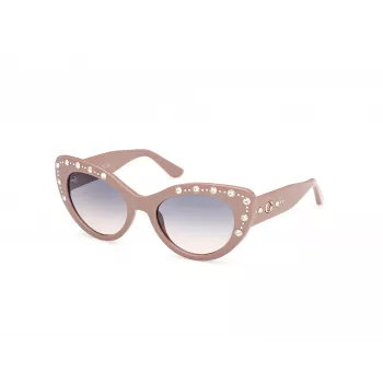 GUESS moteriški akiniai nuo saulės GU00163-5457W Brown Havana Gradient 54mm