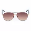 GUESS Moteriški Akiniai Nuo Saulės GU00173-6021F Blizgantys Juodi Dūminiai Gradientiniai 60mm