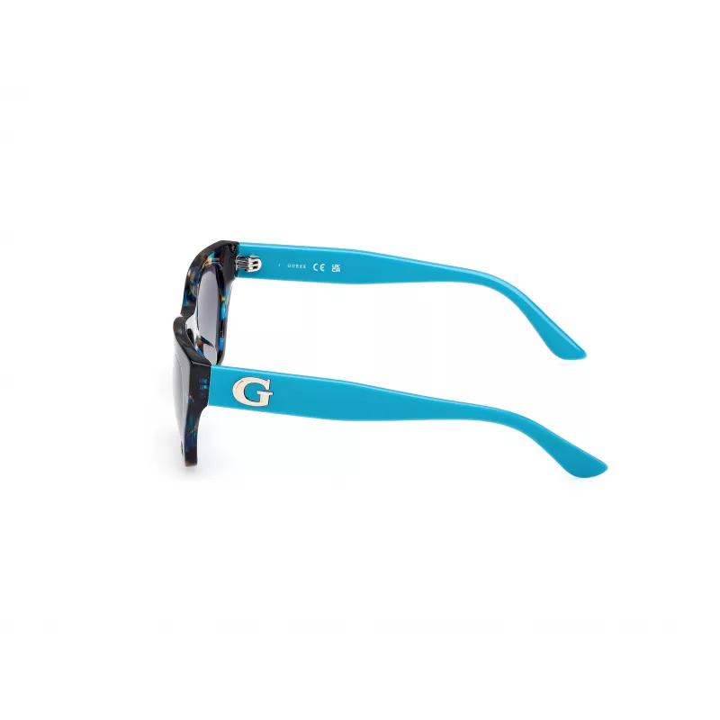 GUESS moteriški akiniai nuo saulės GU00203H5687P Havana rudi poliarizuoti acetatas 56mm