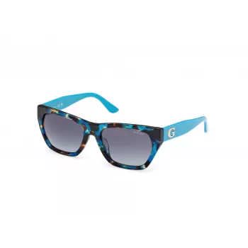 GUESS moteriški akiniai nuo saulės GU00203H5687P Havana rudi poliarizuoti acetatas 56mm