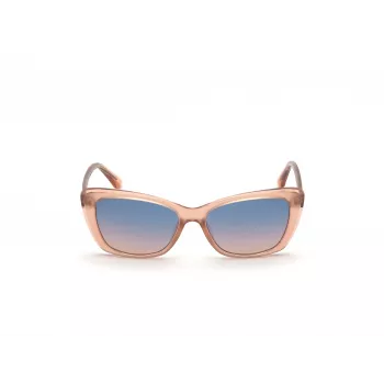 GUESS Moteriški Akiniai Nuo Saulės GU7774-5574W Ruda Havana Kvadratinis Rėmelis 55mm