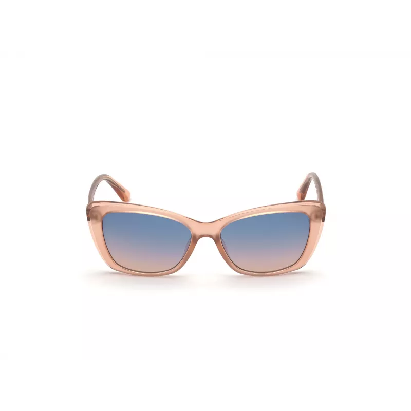 GUESS Moteriški Akiniai Nuo Saulės GU7774-5574W Ruda Havana Kvadratinis Rėmelis 55mm