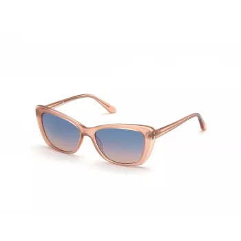GUESS Moteriški Akiniai Nuo Saulės GU7774-5574W Ruda Havana Kvadratinis Rėmelis 55mm