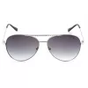 GUESS Moteriški Akiniai nuo Saulės GF0399-01B Juodas Plastikinis Rėmas Pilki Polikarbonatiniai Lęšiai 62mm