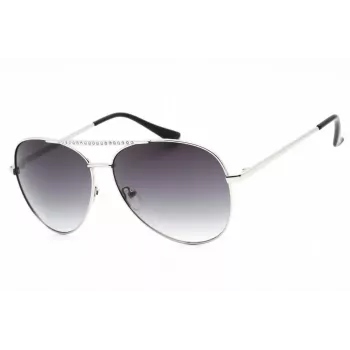 GUESS Moteriški Akiniai nuo Saulės GF0399-01B Juodas Plastikinis Rėmas Pilki Polikarbonatiniai Lęšiai 62mm