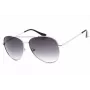 GUESS Moteriški Akiniai nuo Saulės GF0399-01B Juodas Plastikinis Rėmas Pilki Polikarbonatiniai Lęšiai 62mm