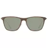 Hackett London HSB86311255 Vyriški akiniai nuo saulės - Blizgantis juodas rėmelis, pilki lęšiai, 55 mm