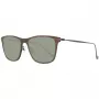 Hackett London HSB86311255 Vyriški akiniai nuo saulės - Blizgantis juodas rėmelis, pilki lęšiai, 55 mm