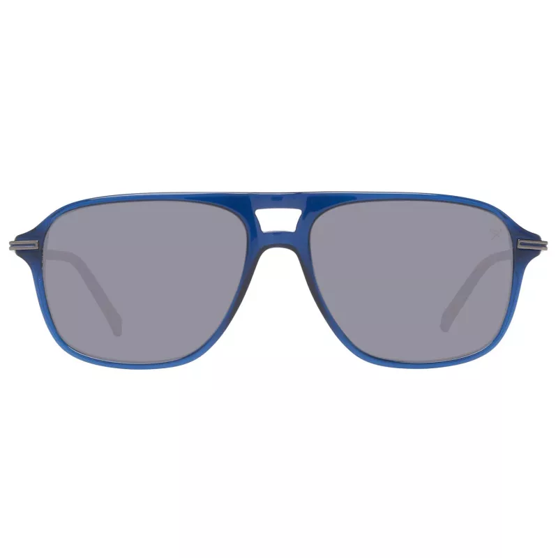 HACKETT MAN HSB86568356 Akiniai 56/16/140 mm Juodas acetatinis rėmas Pilki polikarbonatiniai lęšiai UV400