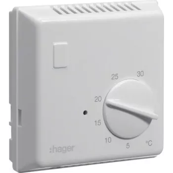 Hager EK054 bimetalinis patalpų termostatas, 230V, baltas