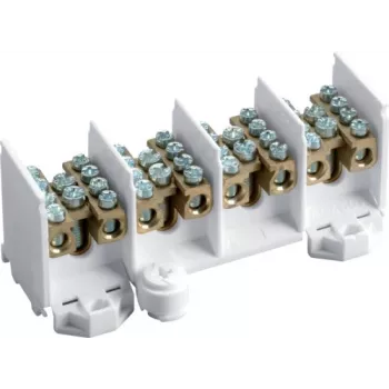 Hager K28N 4 polių pagrindinės linijos gnybtų blokas 25/4x16 mm² Pilkas