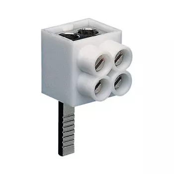 Hager KF82A vienpolis jungiamasis gnybtas, kaištinė jungtis, 2x16 mm², pilkas
