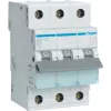 Hager MBN325 3 polių 25 A B charakteristikos automatinis jungiklis, 6 kA, 3 moduliai