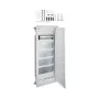 Hager Multimedia Volta HWV VH60NW 5 eilių įleidžiamas paskirstymo korpusas su perforuotomis plieninėmis durelėmis, baltas