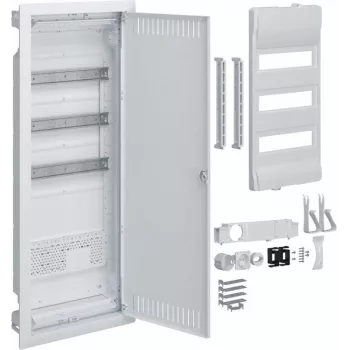 HAGER Plastic PT Switchgear Hybrid 36M 1x MON IP40 Plate 865x335x90 Volta Perforated Doors