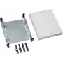 Hager UD21C1 universali modulinė montavimo plokštė 300x250mm cinkuotas plienas
