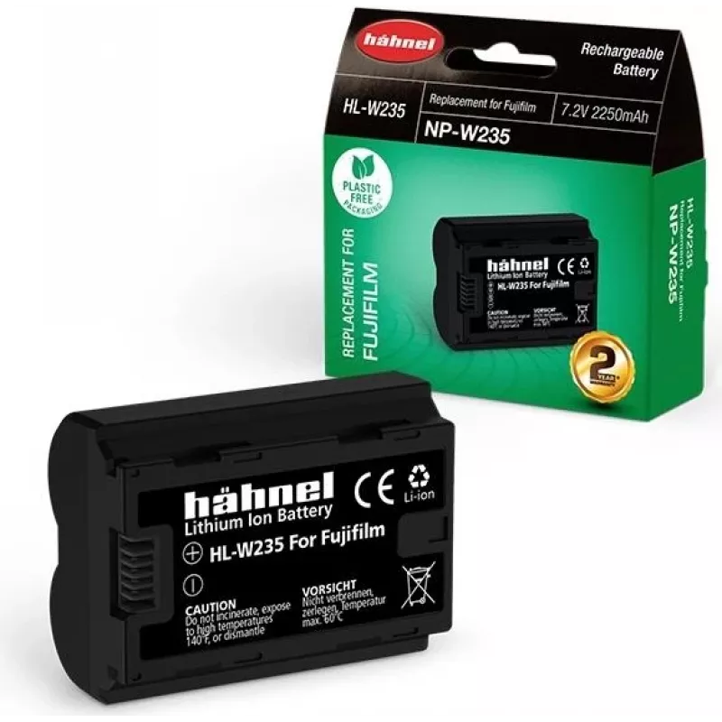 Hähnel HL-W235 ličio jonų baterija Fujifilm (2250 mAh, 7,2 V, 16,2 Wh, NP-W235 pakaitalas) 10002067