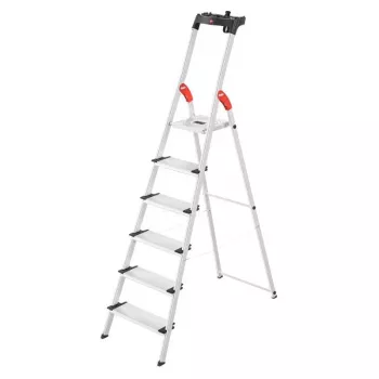 HAILO Buitinės kopėčios L80 ComfortLine Aliuminis 6 pakopų
