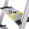 HAILO Buitinės kopėčios L80 ComfortLine Aliuminis 7 pakopų
