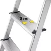 HAILO L60 StandardLine aliuminės kopėčios, 6 pakopų, 150 kg, EN 131