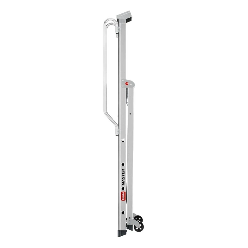 HAILO Master P80 aliuminis mobilus platforminis laiptelis, 5 pakopų, 150 kg, EN 131