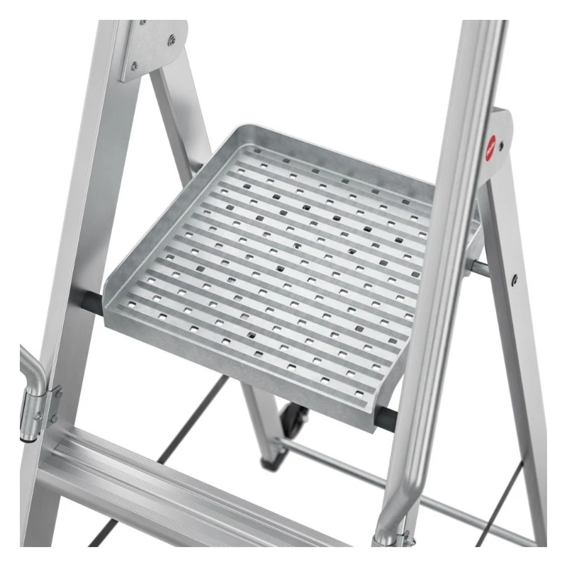 HAILO Master P80 aliuminis mobilus platforminis laiptelis, 5 pakopų, 150 kg, EN 131