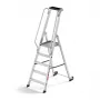 HAILO Master P80 aliuminis mobilus platforminis laiptelis, 5 pakopų, 150 kg, EN 131