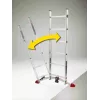 HAILO ProfiLOT Kombinuotos kopėčios S100, aliuminis, 3x12 pakopų, 150 kg, EN 131 Professional