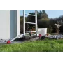 HAILO ProfiLOT Kombinuotos kopėčios S100, aliuminis, 3x12 pakopų, 150 kg, EN 131 Professional