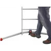 Hailo S100 ProfiLOT universali kopėčios, aliuminis, 2x6+1x5 laipteliai, 3 dalių, maks. apkrova 150 kg