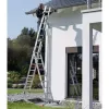 Hailo S100 ProfiLOT kombinuotos kopėčios, aliuminis, 3 dalių, 2x9+1x8 laipteliai, maks. darbinis aukštis 7,00 m