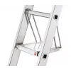 HAILO SavetyLine papildoma pakopa ant laiptų, 2 pakopų sulankstoma pakopėlė, aliuminis, 150 kg talpa, TÜV/GS