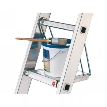 HAILO SavetyLine papildoma pakopa ant laiptų, 2 pakopų sulankstoma pakopėlė, aliuminis, 150 kg talpa, TÜV/GS
