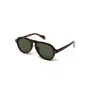 HALLY&SON DEUS Unisex akiniai nuo saulės DH507S02 - Acetatinis rėmelis, žali polikarbonatiniai lęšiai, UV400 apsauga, 55/15/145 mm
