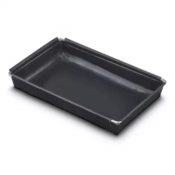 Hama oro gruzdintuvės įdėklas, nesvylantis, orkaitei saugus, 12,5 x 20 cm, juodas 00002925