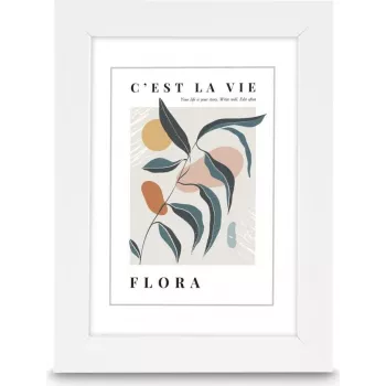 Hama Flora plastikinis rėmelis, baltas, 20 x 30 cm 00193321