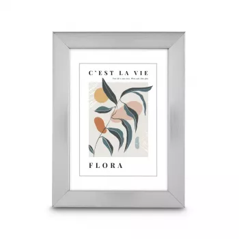 Hama Flora plastikinis nuotraukų rėmelis, sidabrinis, 30 x 40 cm 00193312