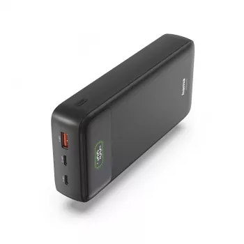 Hama Power Pack PD27-W65 27000mAh nešiojamas įkroviklis, 2x USB-C, USB-A, Quick Charge, juodas 00201781