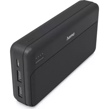 Hama Power Pack Pocket 20 20000 mAh 2x USB-A antracitas