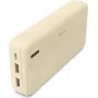 Hama Power Pack Pocket 20, 20000 mAh, 2x USB-A, Smėlio spalvos (00201775)
