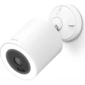 Hama išmanioji lauko stebėjimo kamera su šviesos ir judesio detektoriumi, Wi-Fi, Full HD 1080p, IP65, balta 00176699