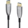 Hama itin didelio greičio HDMI aktyvusis optinis kabelis, 8K, 10 m, aliuminis, sertifikuotas 00202035