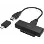 Hama USB 3.0 į SATA adapteris 2,5 colio ir 3,5 colio SSD ir HDD diskams (00200761)