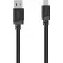 Hama USB-A į Micro-USB įkrovimo ir duomenų perdavimo kabelis, 1 m, juodas 00201803