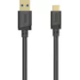 Hama USB-C laidas, USB-A į USB-C, USB 3.2 Gen1, 5 Gbit/s, 0,25 m, juodas 00202004