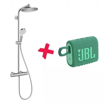 Hansgrohe Crometta S dušo sistema 2 galvutės Sieninis Chromuotas